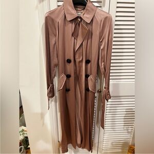 Coach Trench with Leather detailing